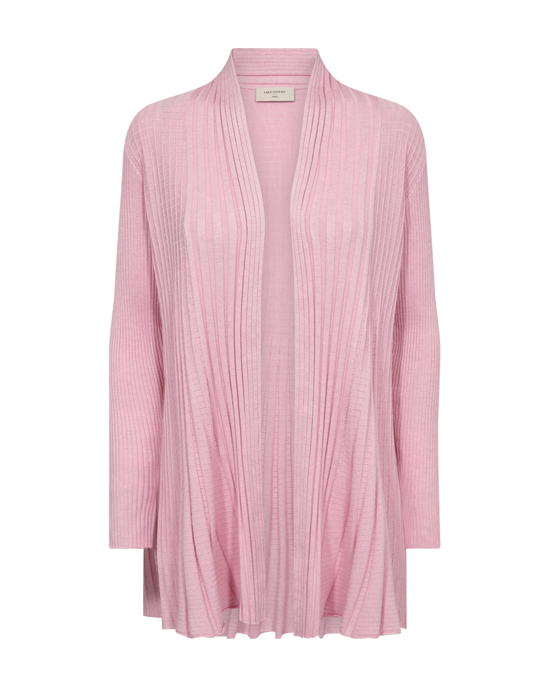 Claudisse Long Cardigan Women Lilac Sachet Melange Freequent