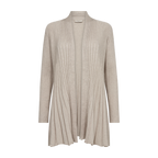 Claudisse Long Cardigan Dam Moonbeam Melange Freequent