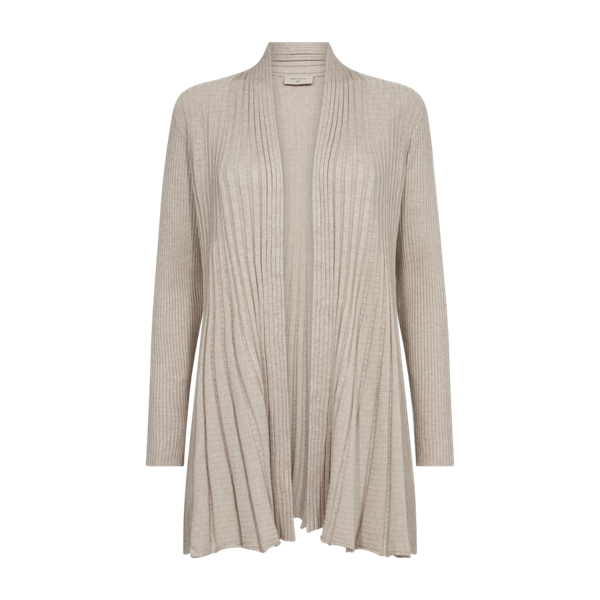 Claudisse Long Cardigan Women Moonbeam Melange Freequent