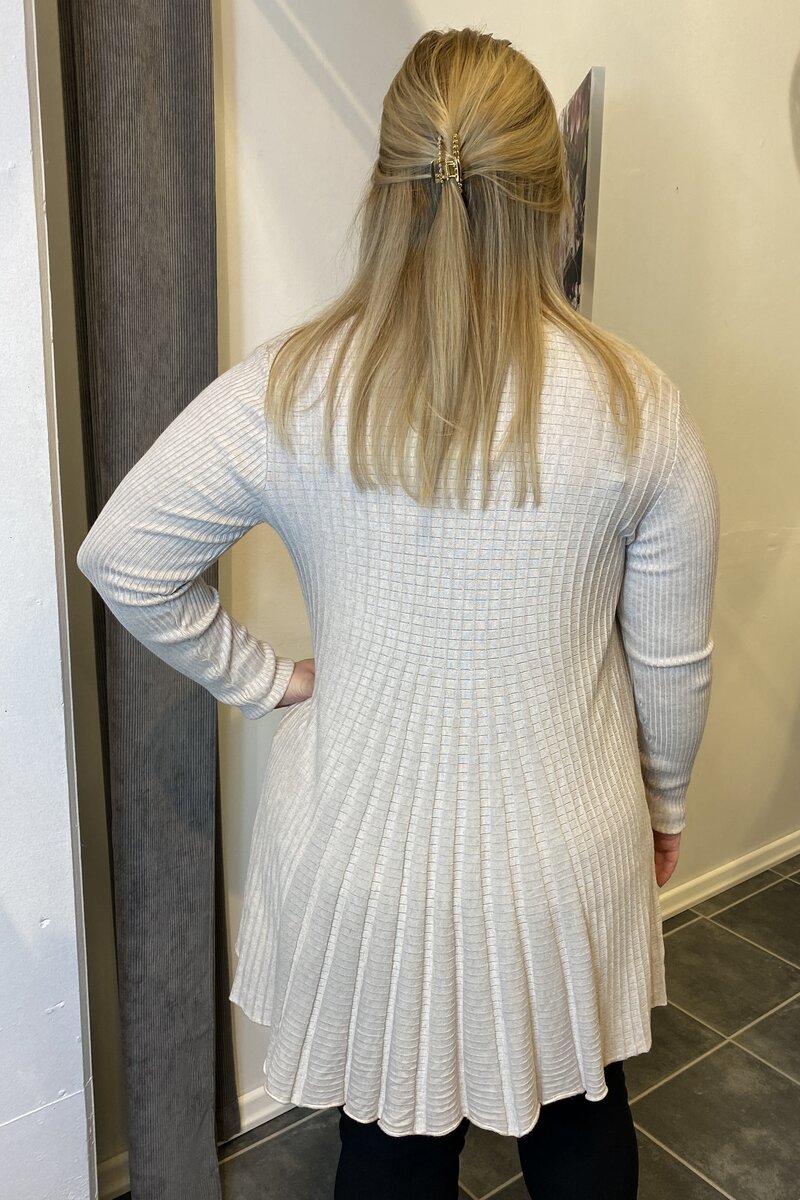 Claudisse Long Cardigan Dam Moonbeam Melange Freequent