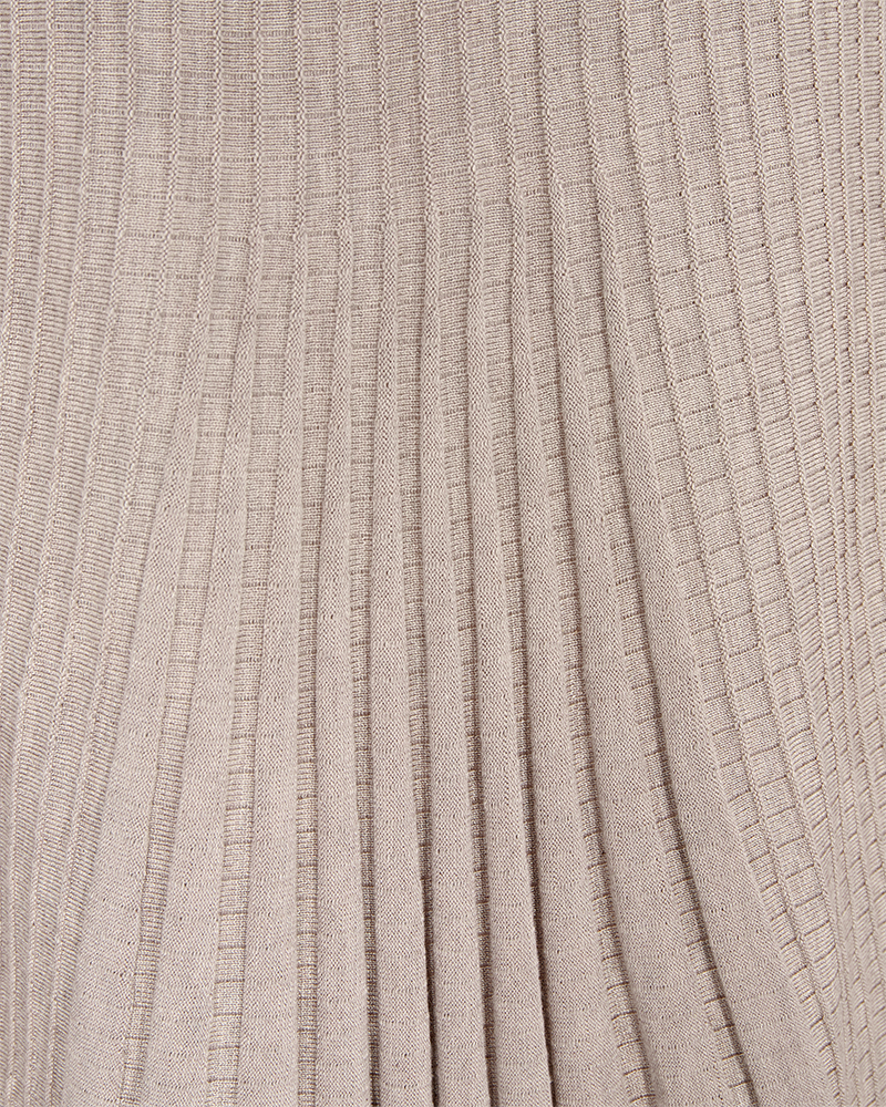 Claudisse Long Cardigan Dam Mushroom Melange - Freequent