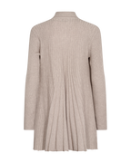 Claudisse Long Cardigan Dam Mushroom Melange - Freequent