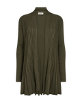 Claudisse Long Cardigan Women Olive Night Melange Freequent