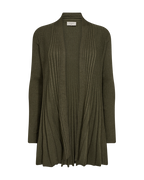Claudisse Long Cardigan Dam Olive Night Melange Freequent