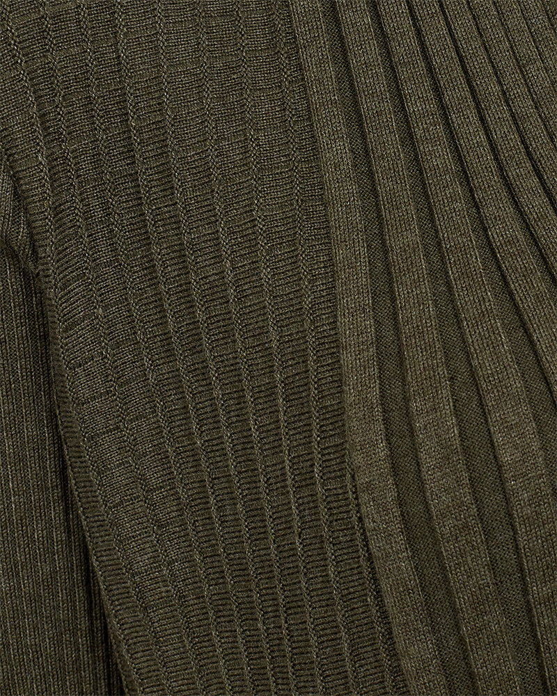 Claudisse Long Cardigan Dam Olive Night Melange Freequent
