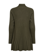 Claudisse Long Cardigan Dam Olive Night Melange Freequent