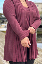 Claudisse Long Cardigan Women Port Royal Melange Freequent