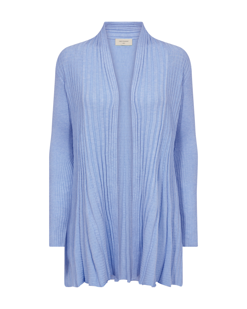 Claudisse Long Cardigan Dam Vista Blue Melange Freequent