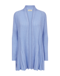 Claudisse Long Cardigan Dam Vista Blue Melange Freequent