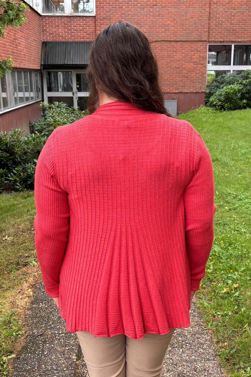Claudisse Short Cardigan Dam Baked Apple Melange Freequent