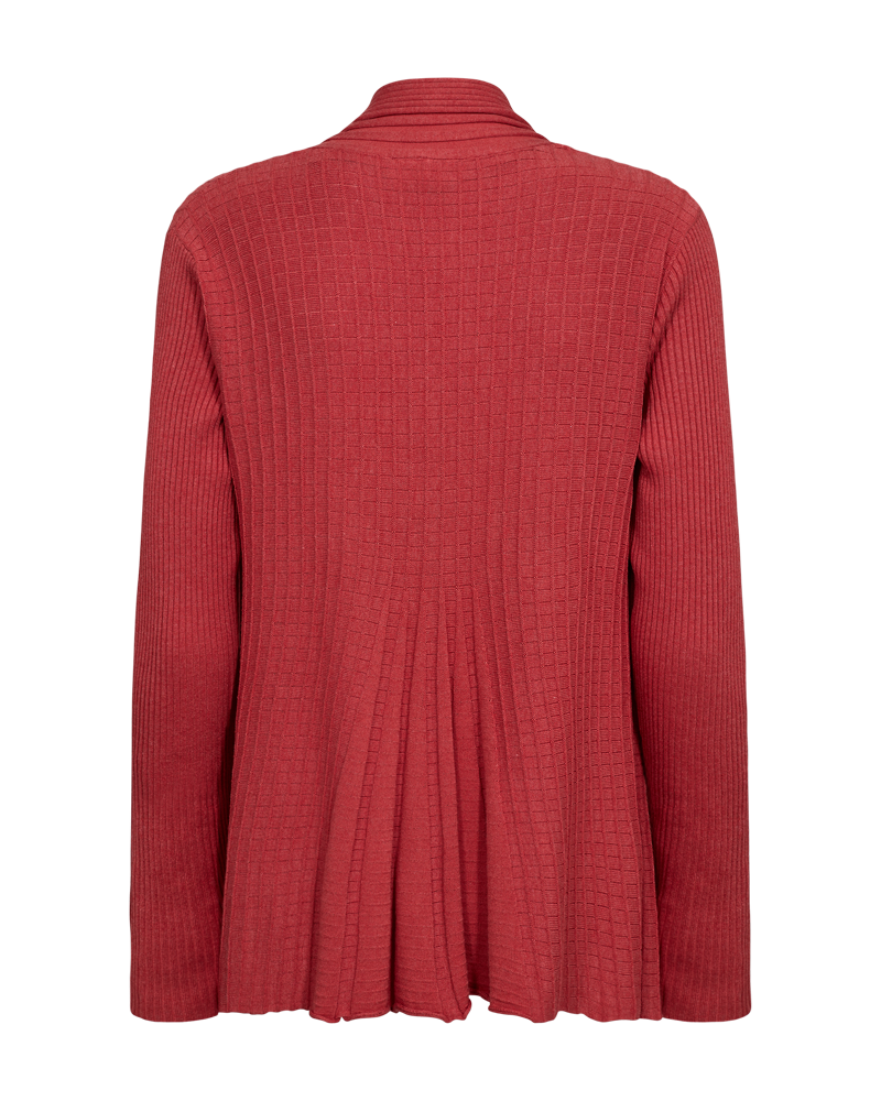 Claudisse Short Cardigan Dam Baked Apple Melange Freequent