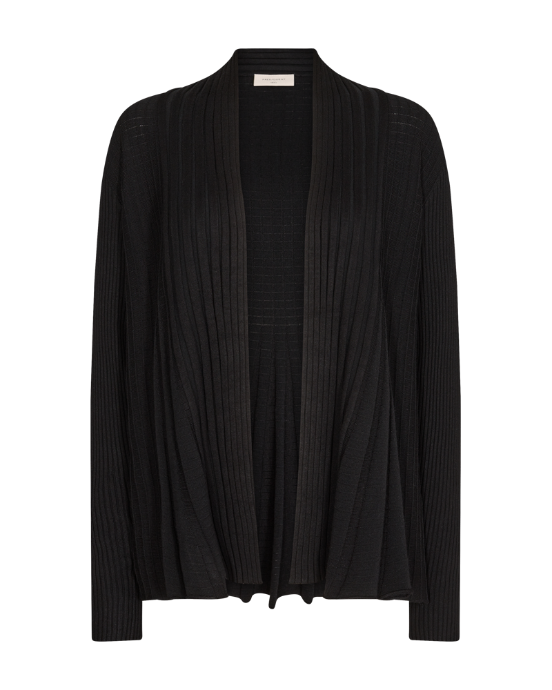 Claudisse Short Cardigan Dam Black - Freequent