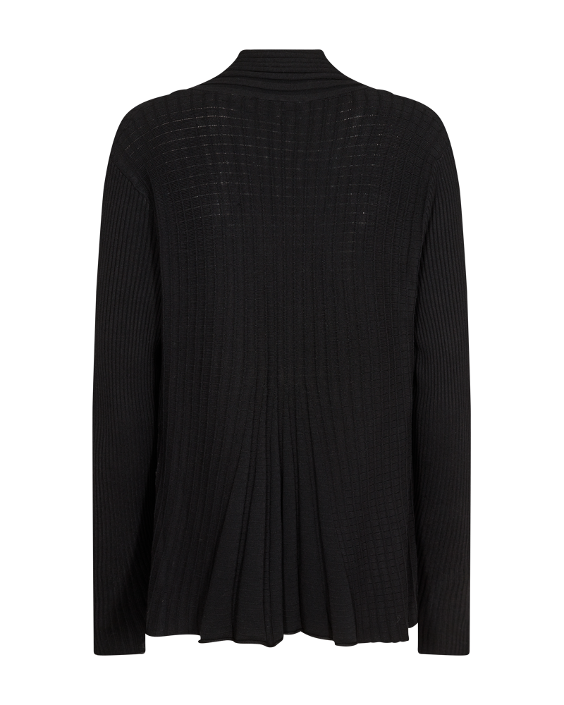 Claudisse Short Cardigan Dam Black - Freequent