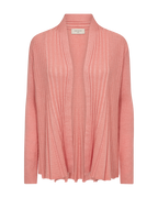 Claudisse Short Cardigan Dam Burnt Coral Melange Freequent