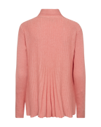 Claudisse Short Cardigan Dam Burnt Coral Melange Freequent
