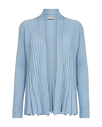 Claudisse Short Cardigan Dam Chambray Blue Melange Freequent