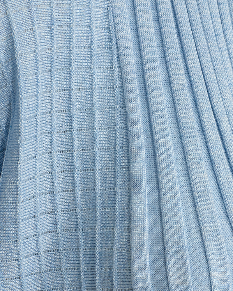 Claudisse Short Cardigan Dam Chambray Blue Melange Freequent