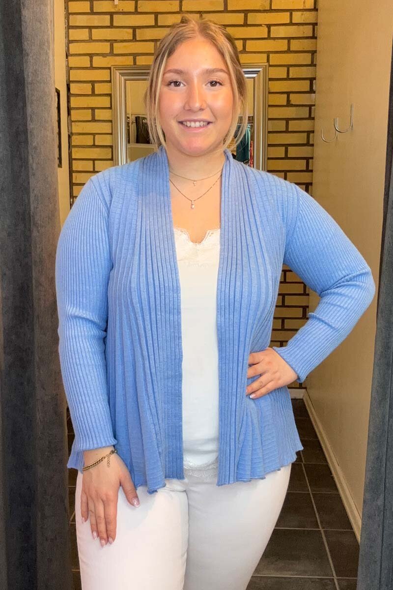Claudisse Short Cardigan Dam Della Robbia Blue Mlg Freequent