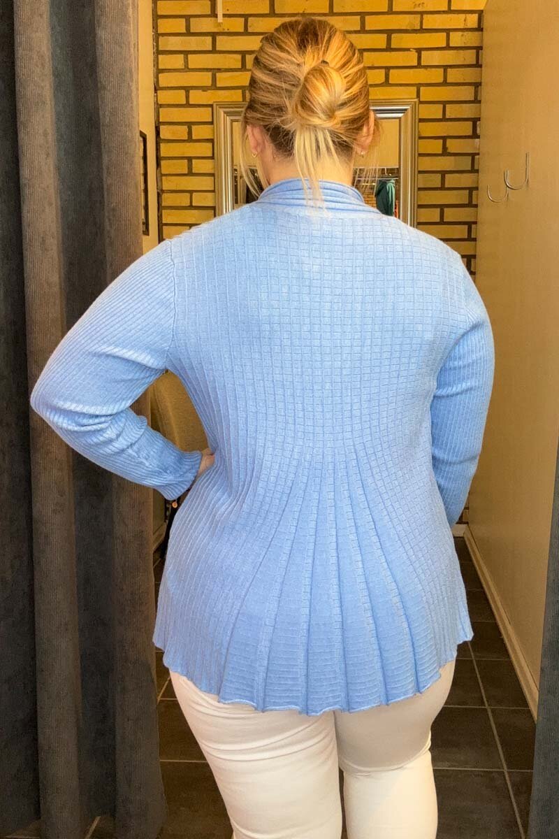 Claudisse Short Cardigan Dam Della Robbia Blue Mlg Freequent