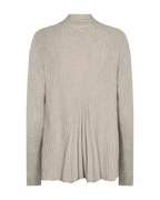 Claudisse Short Cardigan Dam Mushroom Melange - Freequent