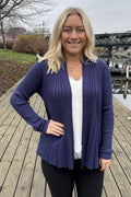 Claudisse Short Cardigan Dam Patriot Blue Freequent