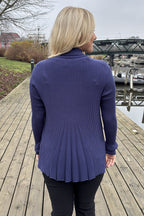 Claudisse Short Cardigan Dam Patriot Blue Freequent