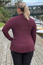 Claudisse Short Cardigan Women Port Royal Melange Freequent