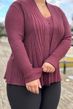Claudisse Short Cardigan Women Port Royal Melange Freequent
