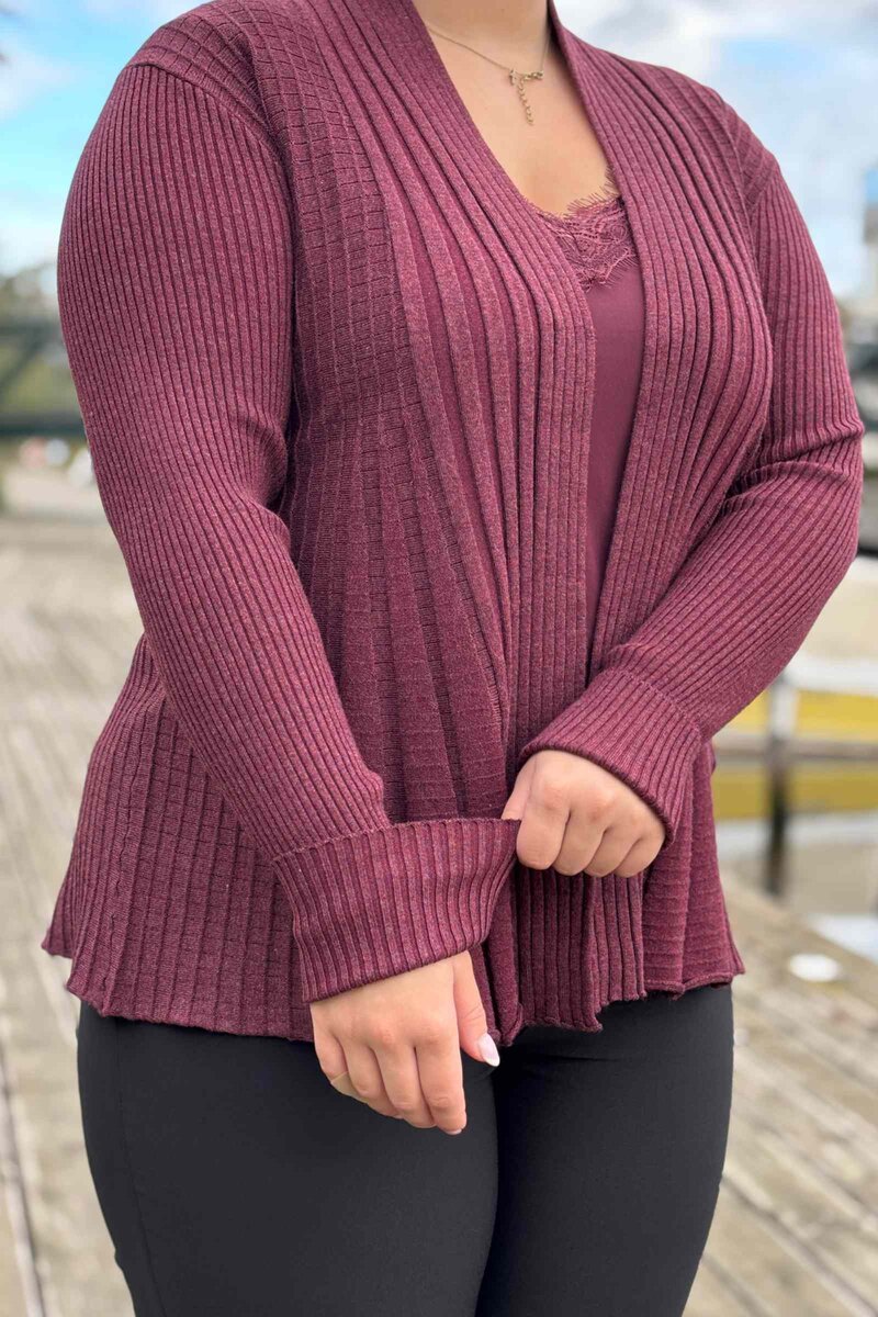 Claudisse Short Cardigan Women Port Royal Melange Freequent