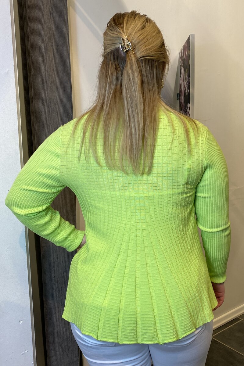 Claudisse Short Cardigan Dam Sharp Green Freequent