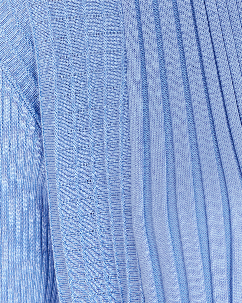 Claudisse Short Cardigan Dam Vista Blue Melange Freequent