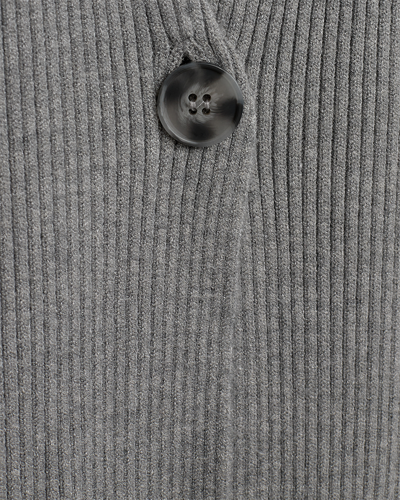 Claura Cardigan Dam Medium Grey Mlg Freequent