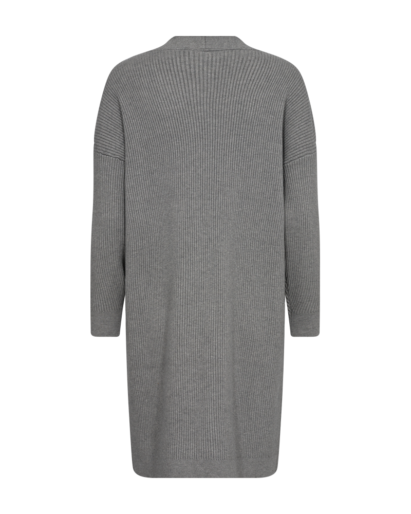 Claura Cardigan Dam Medium Grey Mlg Freequent