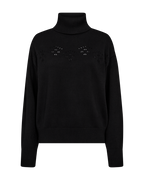 Claura Pullover Polo Women Black Freequent