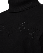 Claura Pullover Polo Women Black Freequent