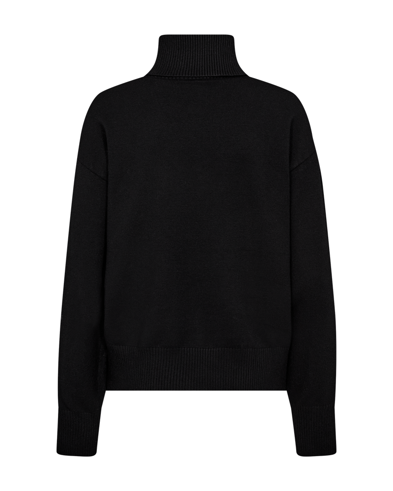 Claura Pullover Polo Women Black Freequent