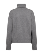 Claura Pullover Polo Dam Medium Grey Freequent