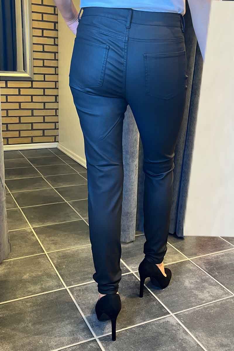 Coada Trousers Faux Leather Women Black Freequent