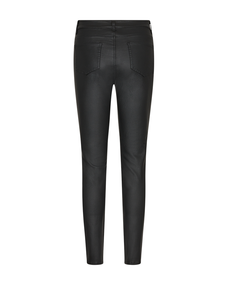 Coada Trousers Faux Leather Women Black Freequent