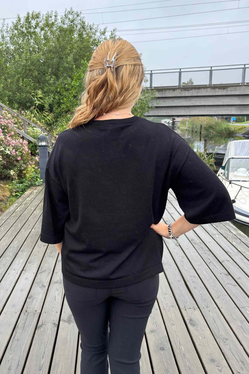 Conny Pullover Dam Black Freequent
