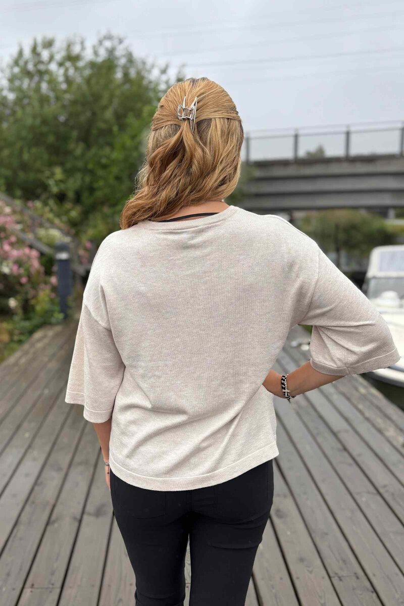 Conny Pullover Women Moonbeam Melange Freequent
