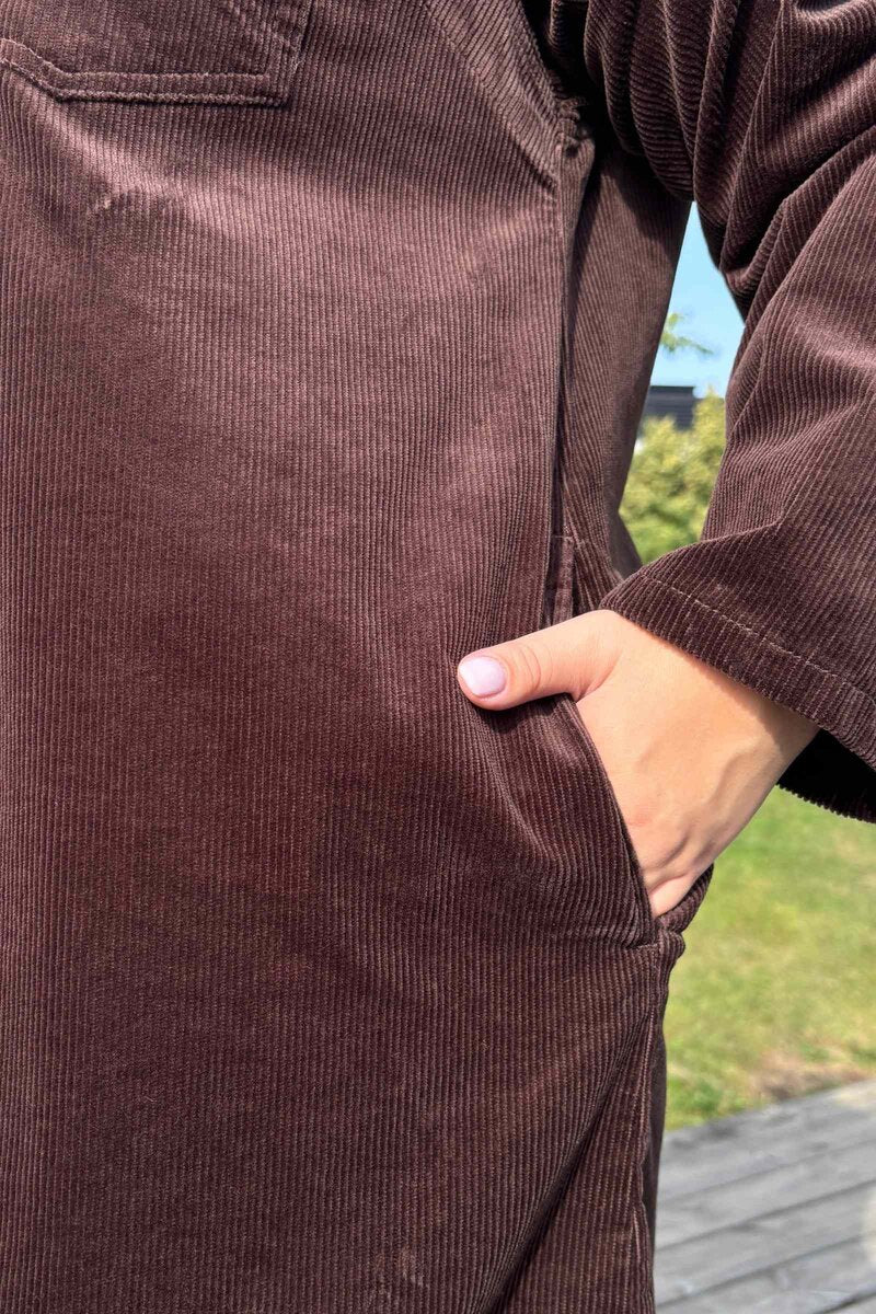 Cordy Dress Women Coffee Bean Freequent