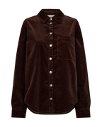Cordy Manchester Skjorta Dam Coffee Bean Freequent