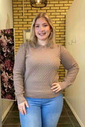 Dodo Pullover Dam Silver Mink Freequent