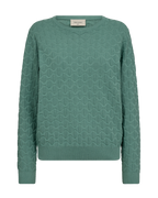 Dodo Pullover Rundhalsad Dam Malachite Green Freequent
