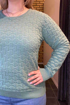 Dodo Pullover Rundhalsad Dam Malachite Green Freequent