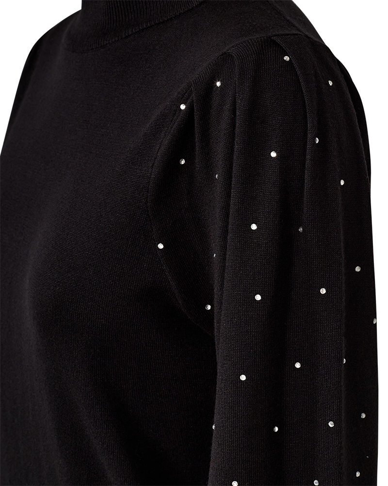 Dotka Pullover Ladies Black Freequent