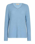 Ellis Long-Sleeved Shirt Chambray Blue Women - Freequent