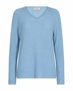 Ellis Long-Sleeved Shirt Chambray Blue Women - Freequent