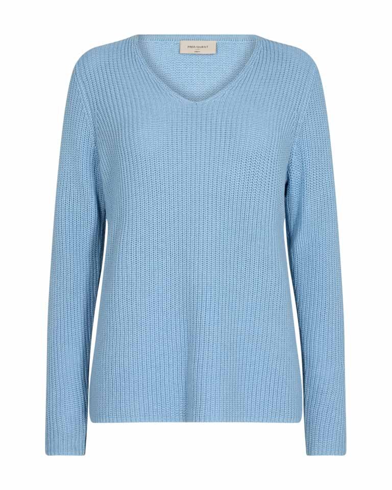Ellis Long-Sleeved Shirt Chambray Blue Women - Freequent